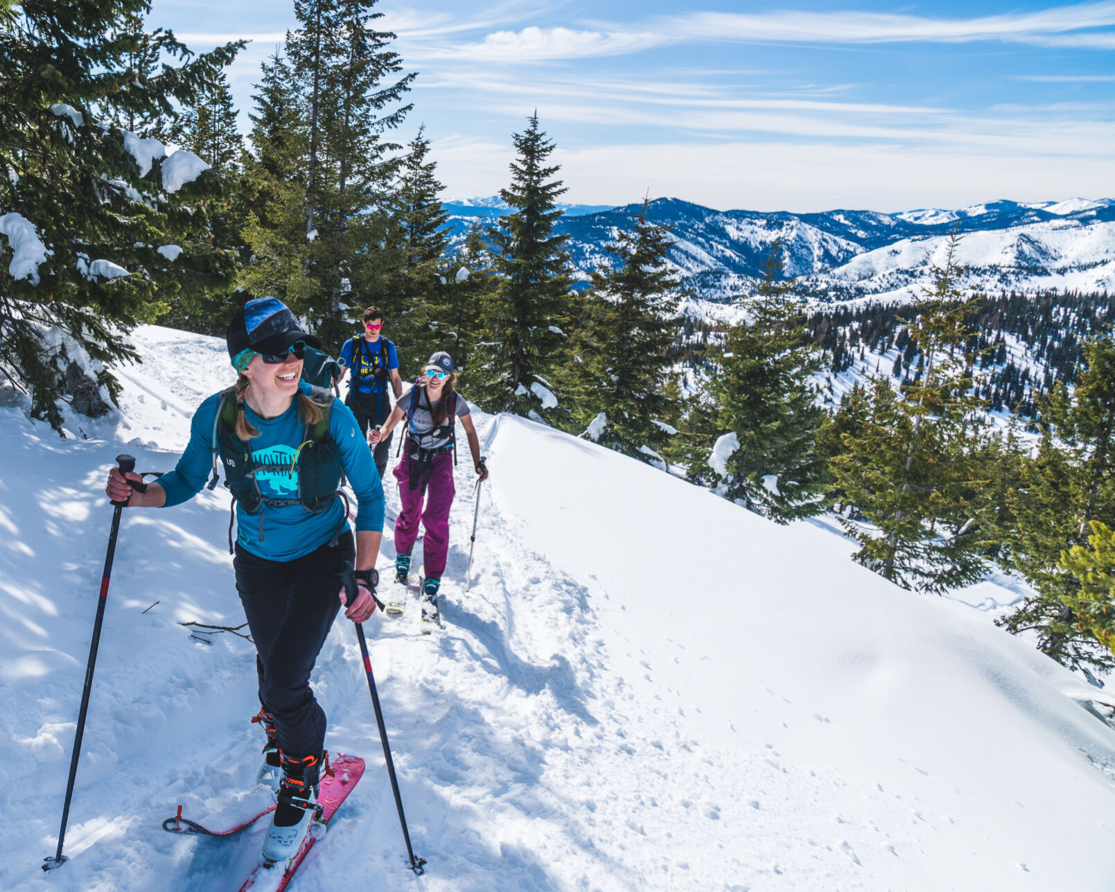 “Winter Play Under Lolo Pass”